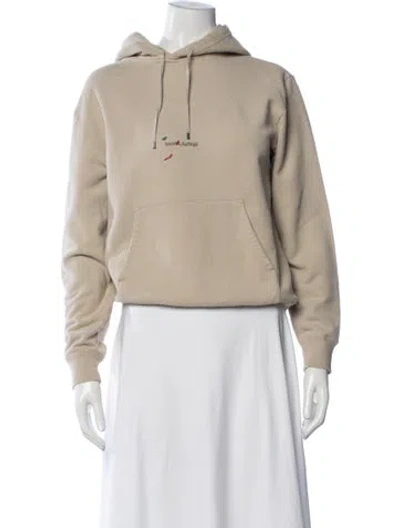 Pre-owned Saint Laurent Crew Neck Sweater In Neutral