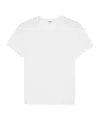 Saint Laurent Crew Neck T-shirt In White