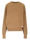 Saint Laurent Crewneck Sweatshirt Knitwear Brown