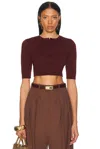Saint Laurent Cropped Wool Cardigan