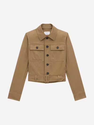 SAINT LAURENT SAINT LAURENT CROPPED DENIM JACKET