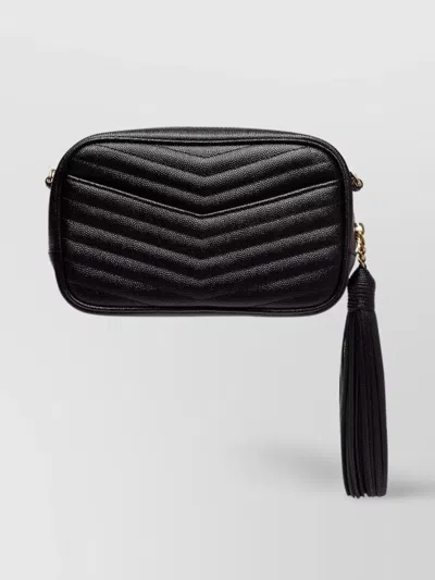 Saint Laurent Cross-body Bags With Chevron Pattern And Chain Strap
