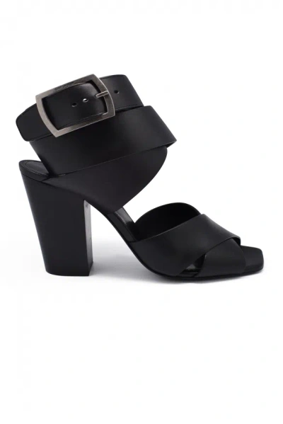 Saint Laurent Crossover Strap Sandals