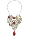 Saint Laurent Crystal-embellished Pendant Necklace