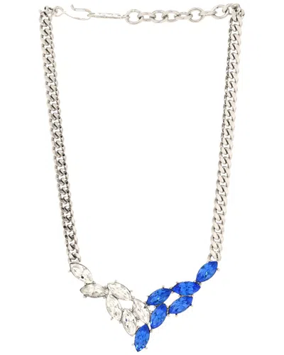 Saint Laurent Crystal Necklace Silver (authentic Pre-loved)