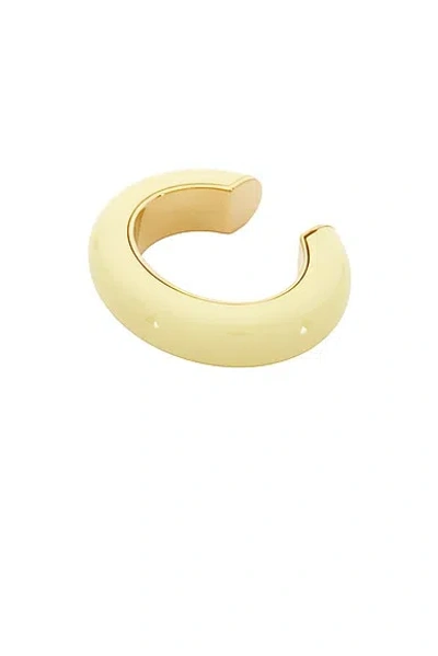 Saint Laurent Cuff Bracelet In Gold