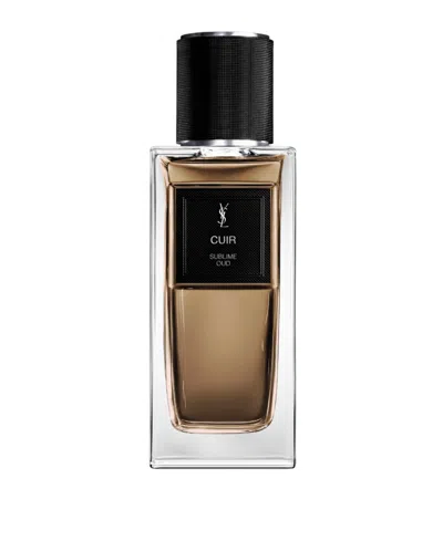 Saint Laurent Cuir Sublime Oud Parfum, 4.2 Oz. In Brown
