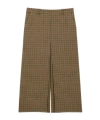 Saint Laurent Culottes In Wool Check