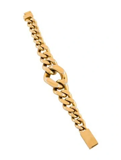 Pre-owned Saint Laurent Curbstop Degrade Link Bracelet, 6.75" In Multi