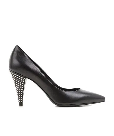 Saint Laurent Cusp High-heeled Shoes In Black
