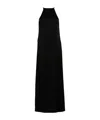 Saint Laurent Cut-out-detail Dress In Black