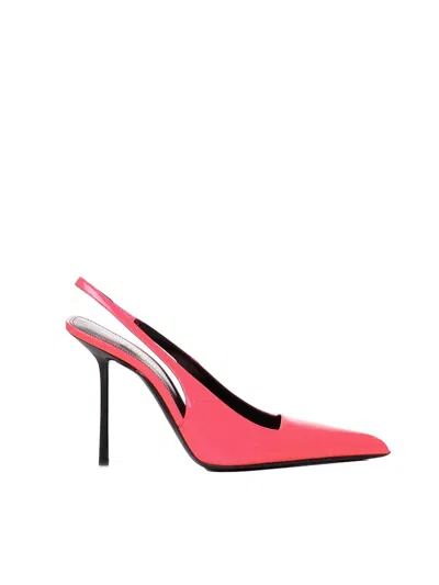 Saint Laurent Kiss 105 Patent Leather Slingback Pumps In Multicolor