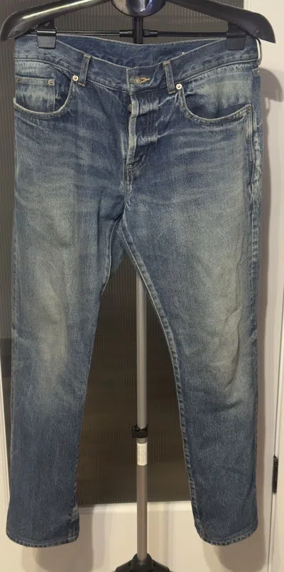 Pre-owned Saint Laurent D18 Denim In Blue
