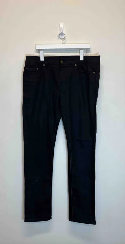 Pre-owned Saint Laurent D21 Denim Jeans In Black