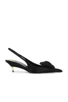 Saint Laurent Dakota Slingback Pump In Black