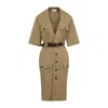 Saint Laurent Saharienne Dress
