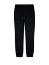 Saint Laurent Dark Blue Cotton Joggers In Blue