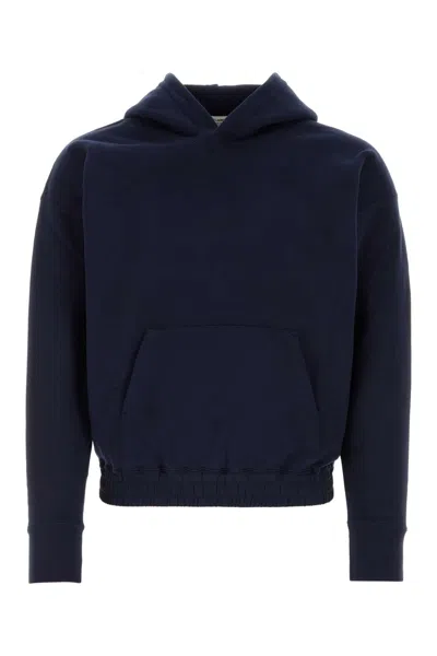 Saint Laurent Dark Blue Cotton Sweatshirt