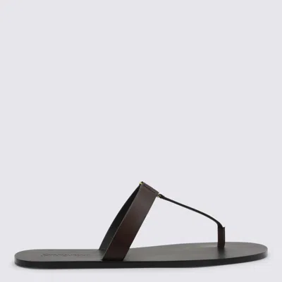 Saint Laurent Dark Brown Flats