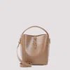 Saint Laurent Le 37 Ysl Bucket Bag In Smooth Leather In Brown