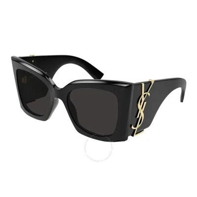 SAINT LAURENT SAINT LAURENT DARK GREY BUTTERFLY LADIES SUNGLASSES SL M119 BLAZE 001 54