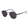 Saint Laurent Dark Grey Round Unisex Sunglasses Sl 555 001 48