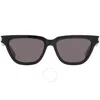 Saint Laurent Dark Grey Smoke Cat Eye Ladies Sunglasses Sl 462 Sulpice 001 53 In Black / Dark / Grey