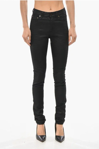 Saint Laurent Dark Wash Jeans 13,5cm In Black