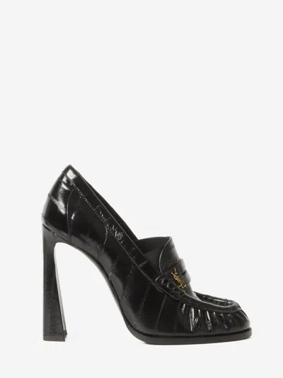 Saint Laurent Dcollet Le Loafer In Anguilla In Black