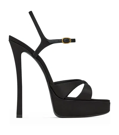 SAINT LAURENT DEBBIE PLATFORM SANDALS 110