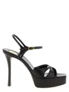 Saint Laurent Debbie Sandals In Black