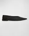 Saint Laurent Ballerinas In Black