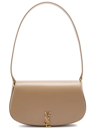 SAINT LAURENT SAINT LAURENT DEMILUNE LEATHER SHOULDER BAG