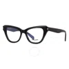 Saint Laurent Demo Cat Eye Ladies Eyeglasses Sl 472 001 52