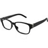 Saint Laurent Demo Rectangular Unisex Eyeglasses Sl M149/f 001 54