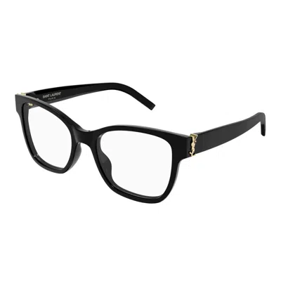 Saint Laurent Demo Square Ladies Eyeglasses Sl M158 007 54 In Black