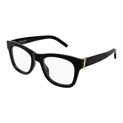 Saint Laurent Demo Square Ladies Eyeglasses Sl M159 001 52 In Black