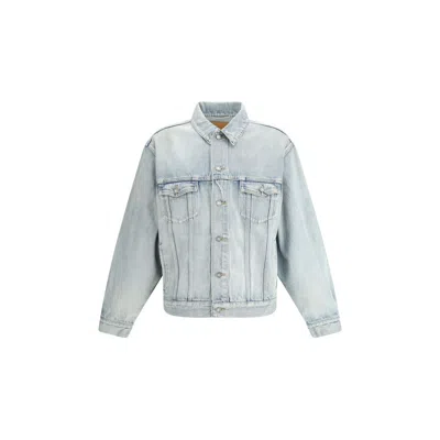 Saint Laurent Denim Jacket In Blue