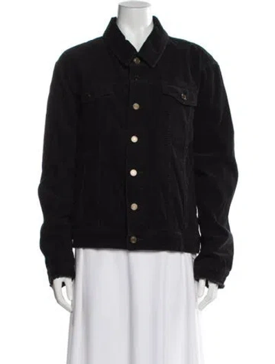 Pre-owned Saint Laurent Denim Jacket In Black