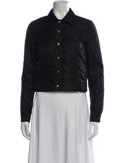 Pre-owned Saint Laurent Denim Jacket In Black