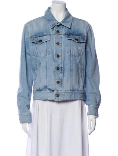 Pre-owned Saint Laurent Denim Jacket In Blue