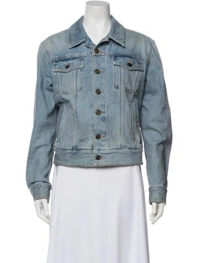 Pre-owned Saint Laurent Denim Jacket In Blue