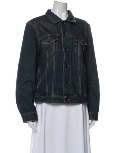 Pre-owned Saint Laurent Denim Jacket In Blue