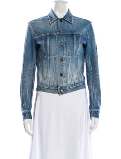 Pre-owned Saint Laurent Denim Jacket In Blue