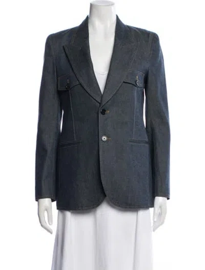 Pre-owned Saint Laurent Denim Jacket In Blue
