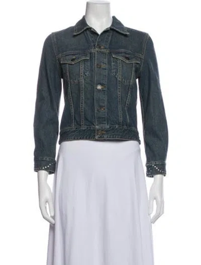 Pre-owned Saint Laurent Denim Jacket In Blue