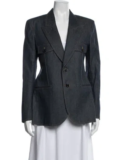 Pre-owned Saint Laurent Denim Jacket In Blue