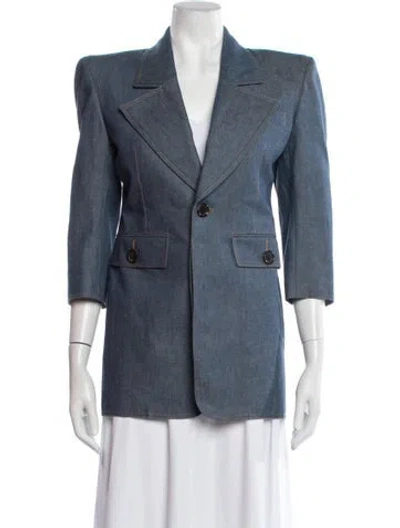 Pre-owned Saint Laurent Denim Jacket In Blue