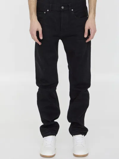 Saint Laurent Denim Jeans In Black