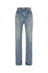 Saint Laurent Denim Slim Fit Jeans In Blue